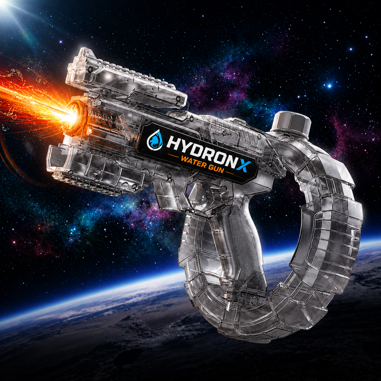 HydronX™ | Elektrisk vattenpistol med LED-ljus