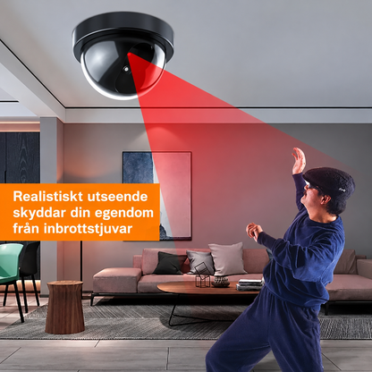 TryggCam™ | Realistisk attrappkamera med blinkande LED