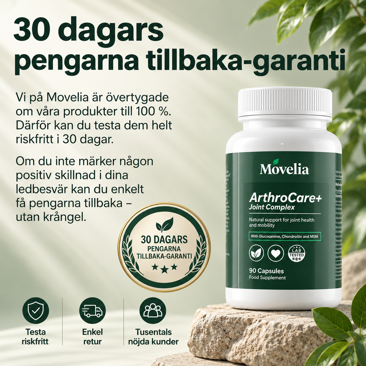 Movelia™ | Dagligt stöd för leder och smidig rörlighet