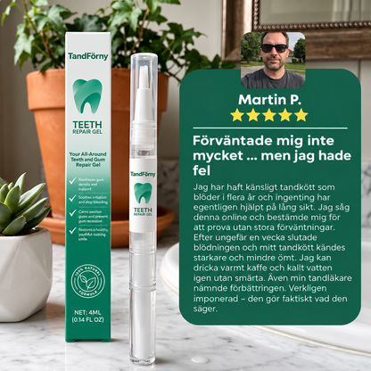 TandFörny™ | Vårdande gel för tandkött & tänder