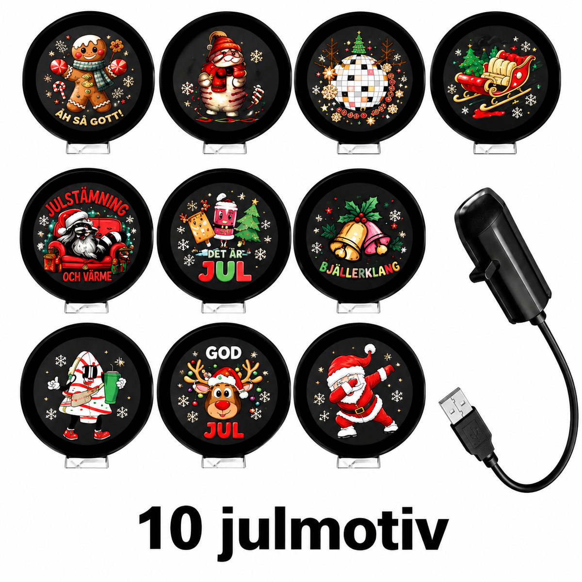 Julsken™ | Julprojektor för magisk julstämning