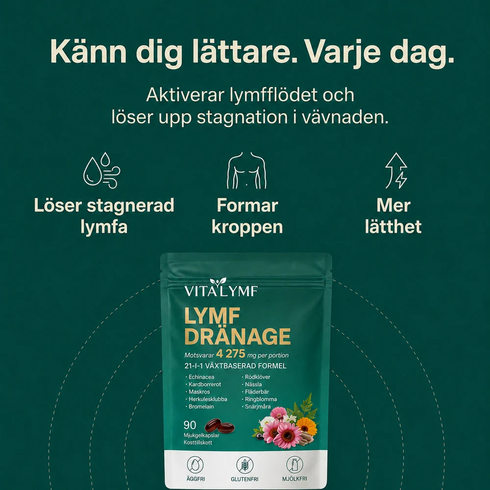 VitaLymf™ | Lymfstödjande örtkapslar