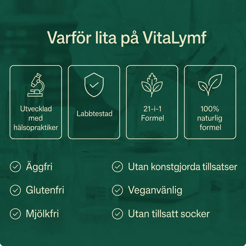 VitaLymf™ | Lymfstödjande örtkapslar