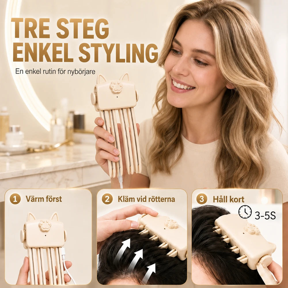 RootLift™ | Trådlös Uppvärmd Rotvolymklämma