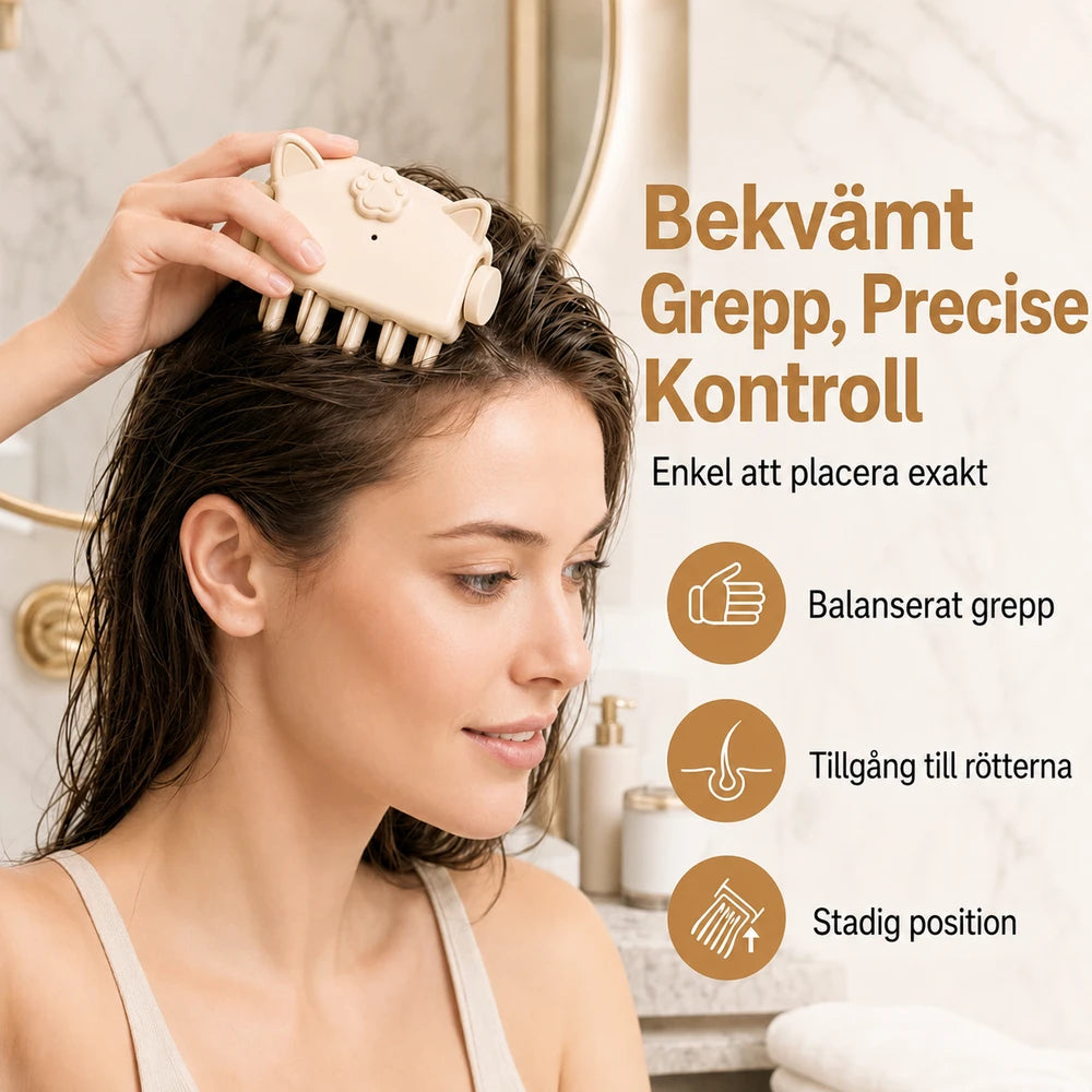 RootLift™ | Trådlös Uppvärmd Rotvolymklämma