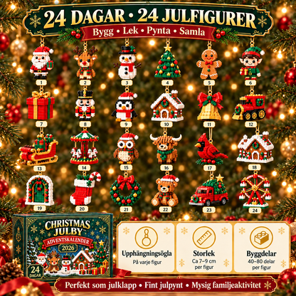 Julby™ | Adventskalender – Bygg en ny julfigur varje dag fram till jul