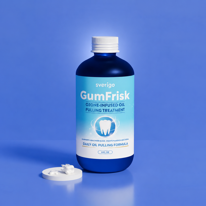 GumFrisk™ | Ozonerad munsköljningsolja för tandkött & fräschare andedräkt