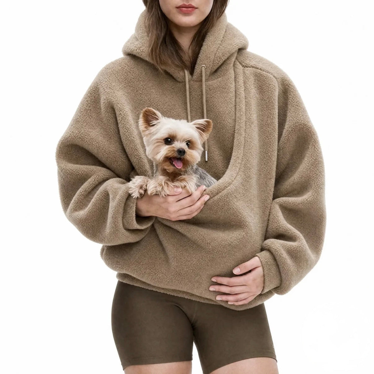 MysTass™ | Mysig hoodie med integrerad husdjursficka