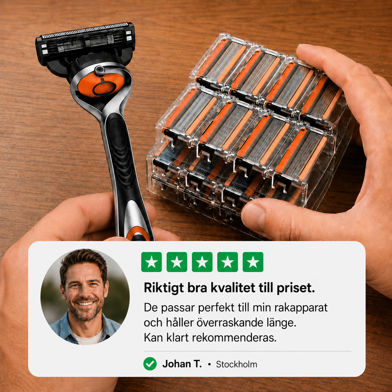 SmoothGlide™ | Rakhuvuden + Handtag, Spara upp till 70%