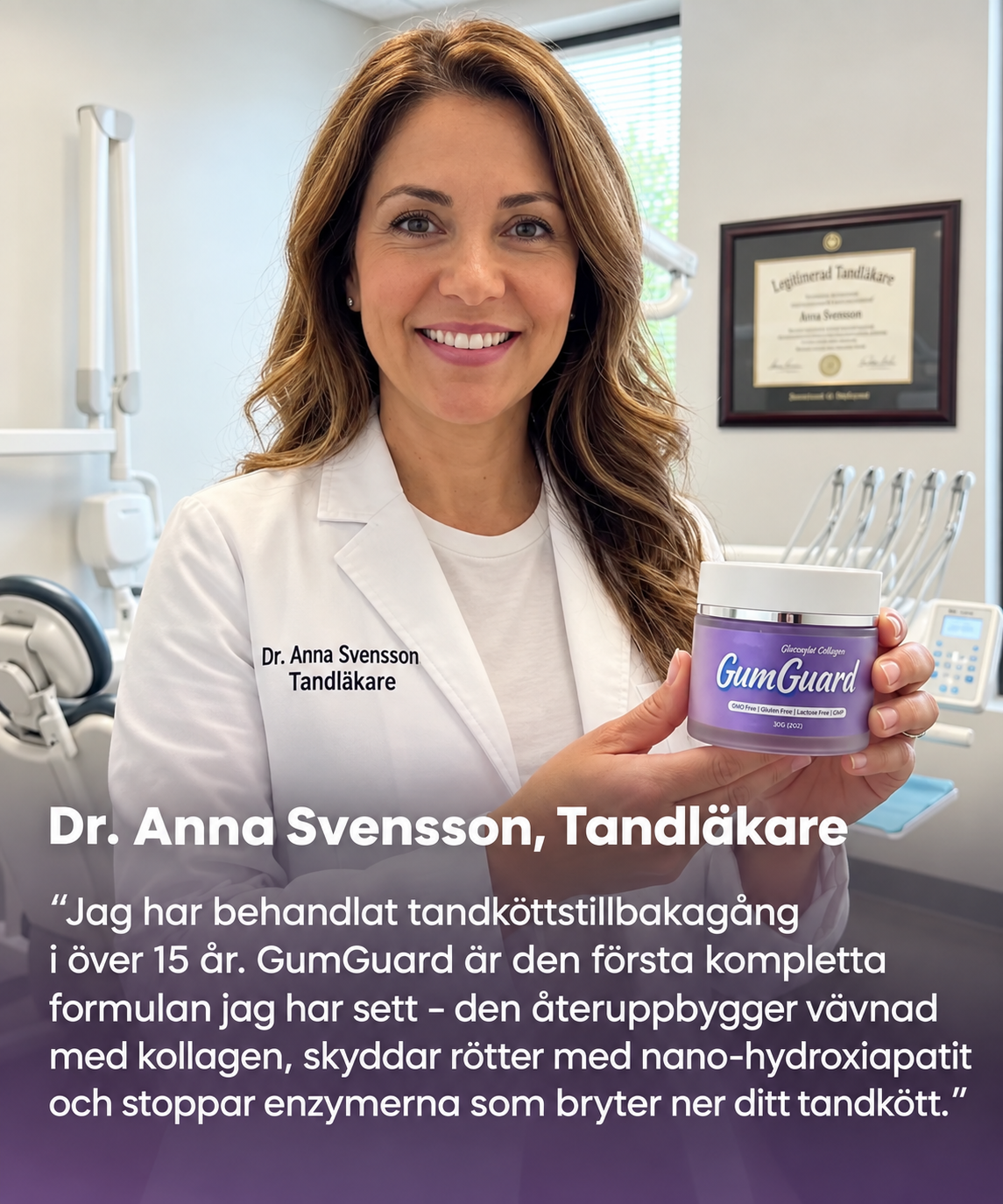 GumGuard™ | Dagligt kollagenstöd för starkare och friskare tandkött