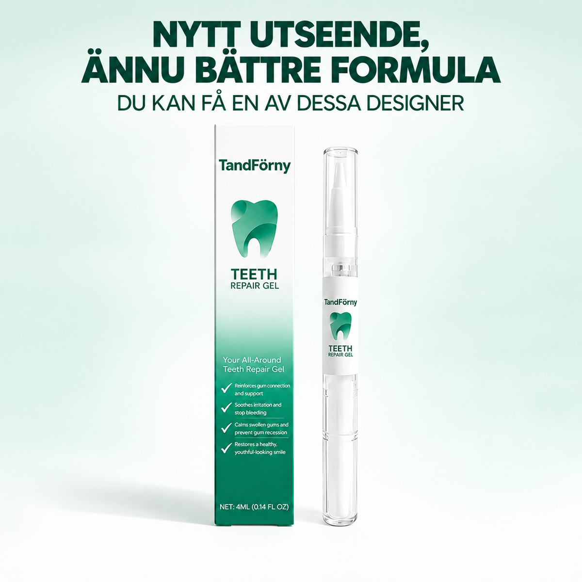 TandFörny™ | Vårdande gel för tandkött & tänder