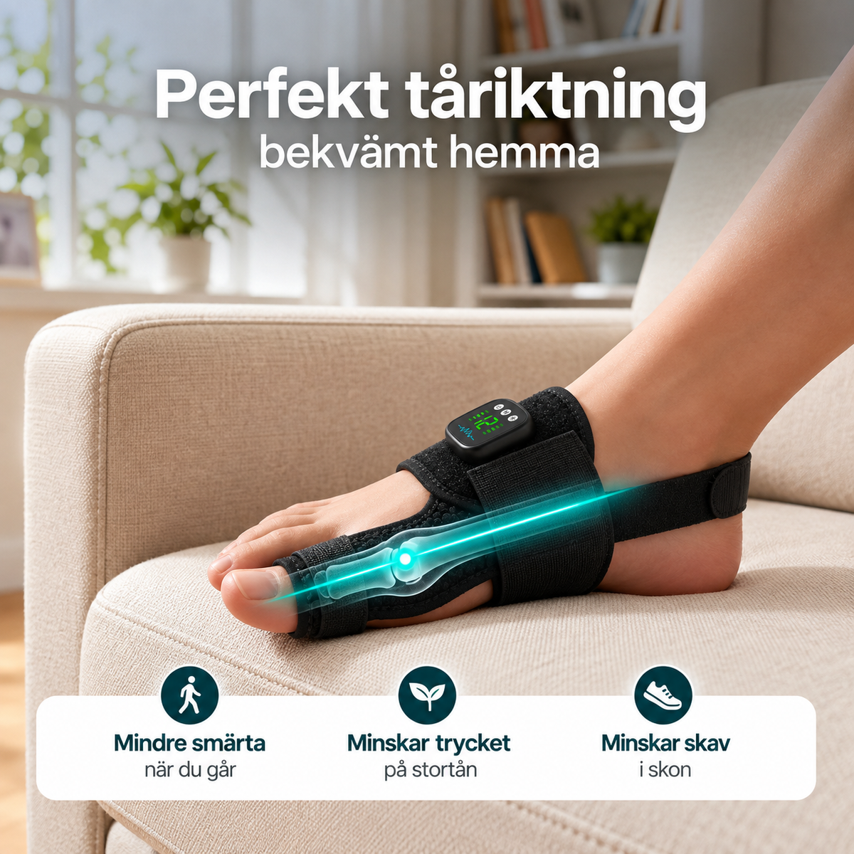 HalluxFlex™ | EMS-tränare för hallux valgus & stortåstöd
