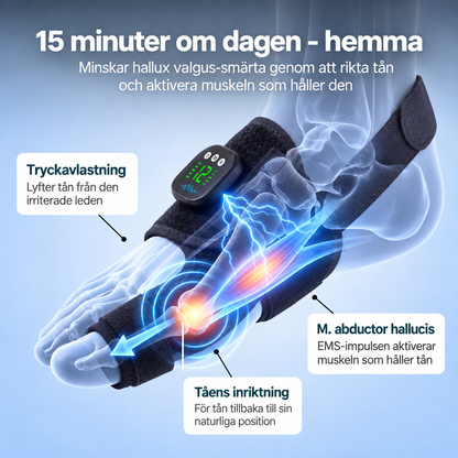 HalluxFlex™ | EMS-tränare för hallux valgus & stortåstöd