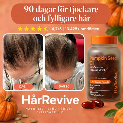 HårRevive™ | Naturligt stöd för starkare och fylligare hår