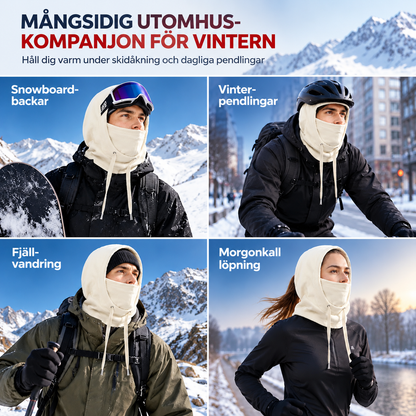 ❄️ Värma™ 3-i-1 Vinterbalaklava 🧣 – vindtät, värmande & justerbar! Perfekt för skidåkning, cykling och alla kalla utomhusaktiviteter ✨
