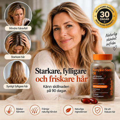HårRevive™ | Naturligt stöd för starkare och fylligare hår