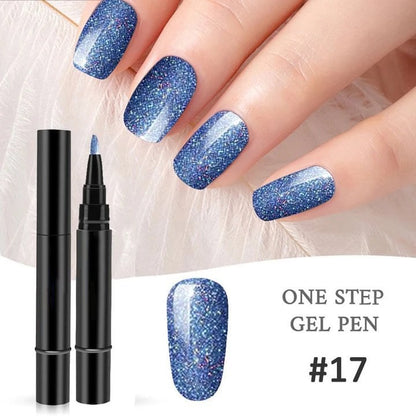 PrecisoNail™ | DIY-nagellackset 💅 18 färger gelpennor + gratis mini-UV-lampa 💡