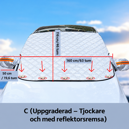 ❄️ FrostGuard™ – Magnetiskt vindruteskydd mot snö, is och frost | Vattentätt skydd för bilen året runt 🚗
