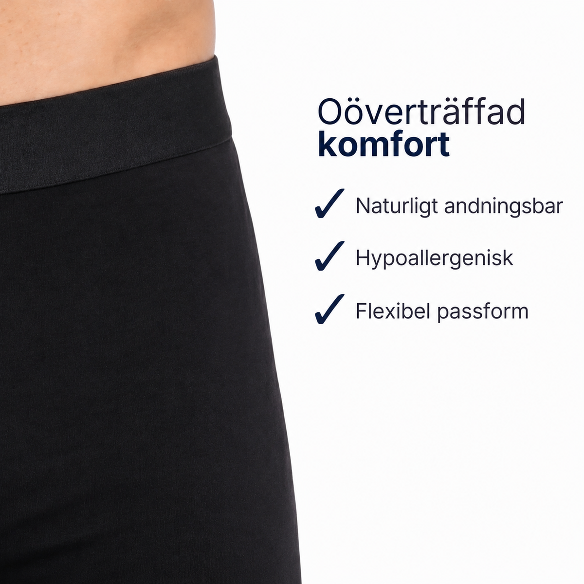 TryggBoxer™ | Läckagesäkra premiumboxers för män – i mjuk och följsam bomull