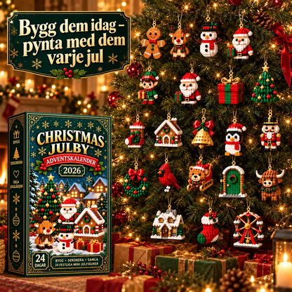 Julby™ | Adventskalender – Bygg en ny julfigur varje dag fram till jul