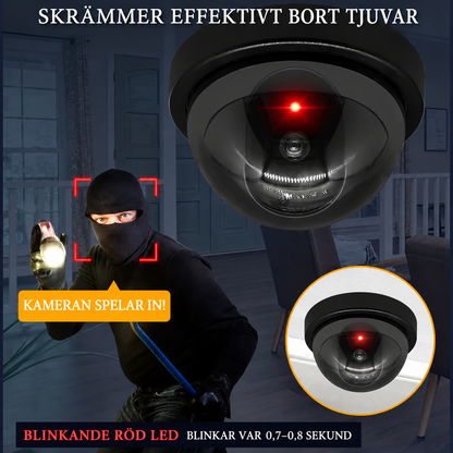 TryggCam™ | Realistisk attrappkamera med blinkande LED