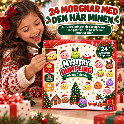 SquishyJul™ | Adventskalender med 24 söta squishy-leksaker