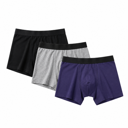 TryggBoxer™ | Läckagesäkra premiumboxers för män – i mjuk och följsam bomull