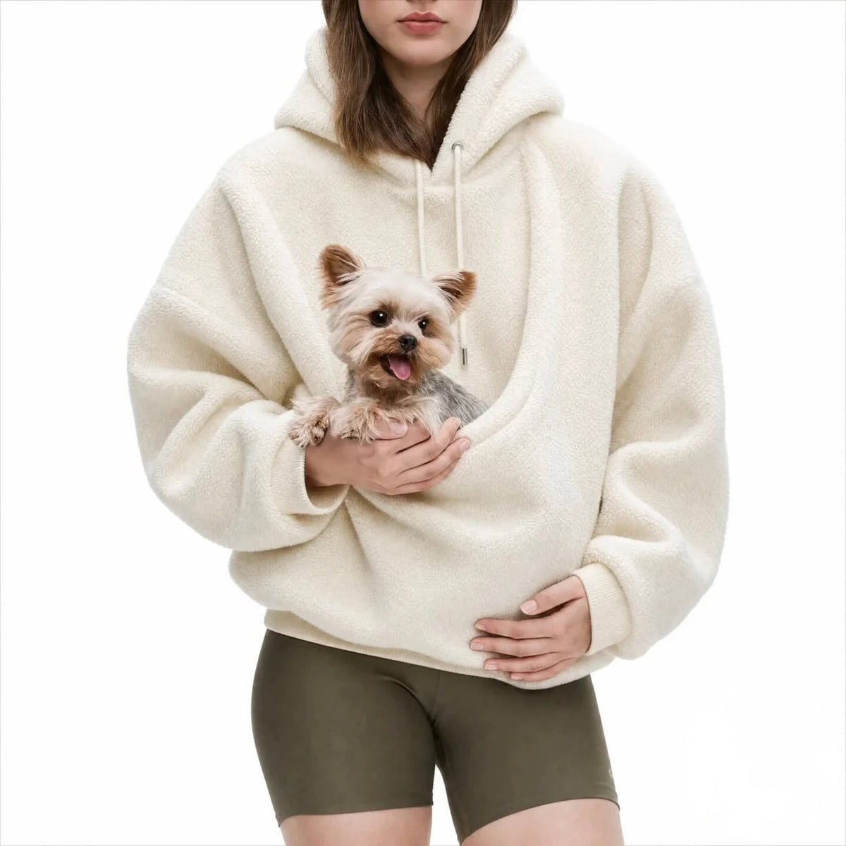 MysTass™ | Mysig hoodie med integrerad husdjursficka