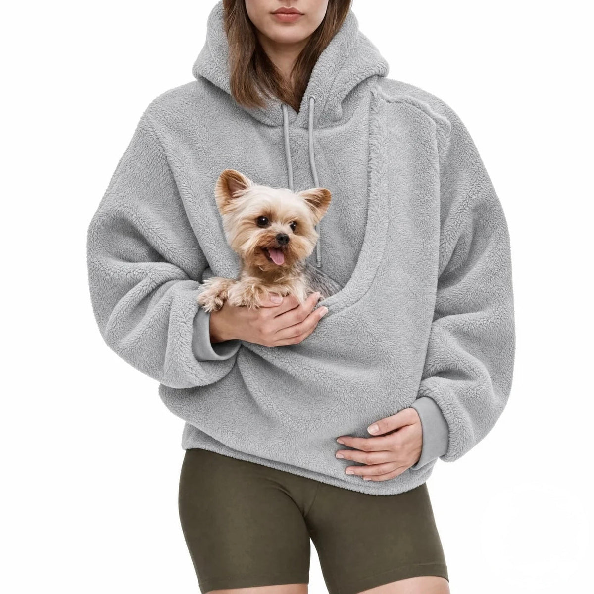 MysTass™ | Mysig hoodie med integrerad husdjursficka