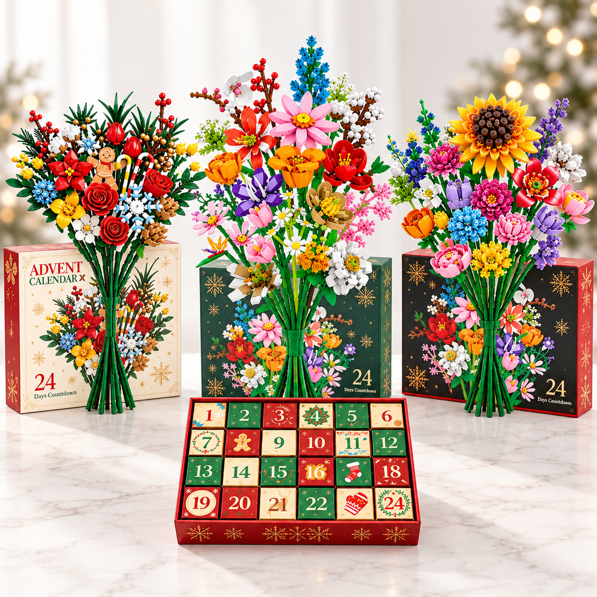 Blomsterjul™ | Adventskalender – Bygg din egen magiska blombukett
