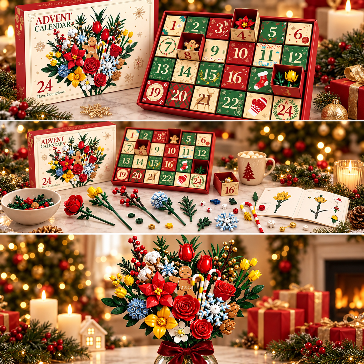 Blomsterjul™ | Adventskalender – Bygg din egen magiska blombukett