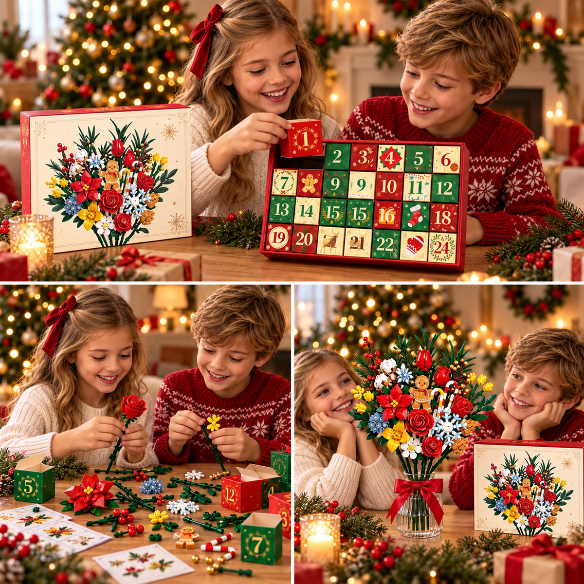 Blomsterjul™ | Adventskalender – Bygg din egen magiska blombukett