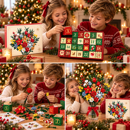 Blomsterjul™ | Adventskalender – Bygg din egen magiska blombukett