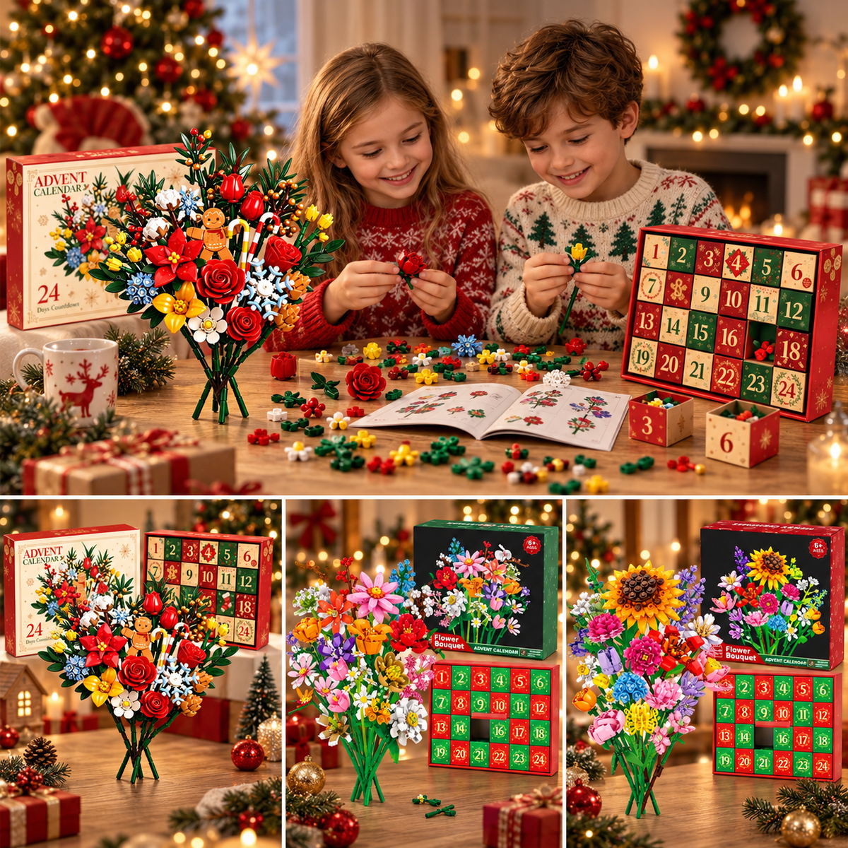 Blomsterjul™ | Adventskalender – Bygg din egen magiska blombukett