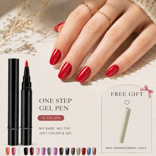 PrecisoNail™ | DIY-nagellackset 💅 18 färger gelpennor + gratis mini-UV-lampa 💡