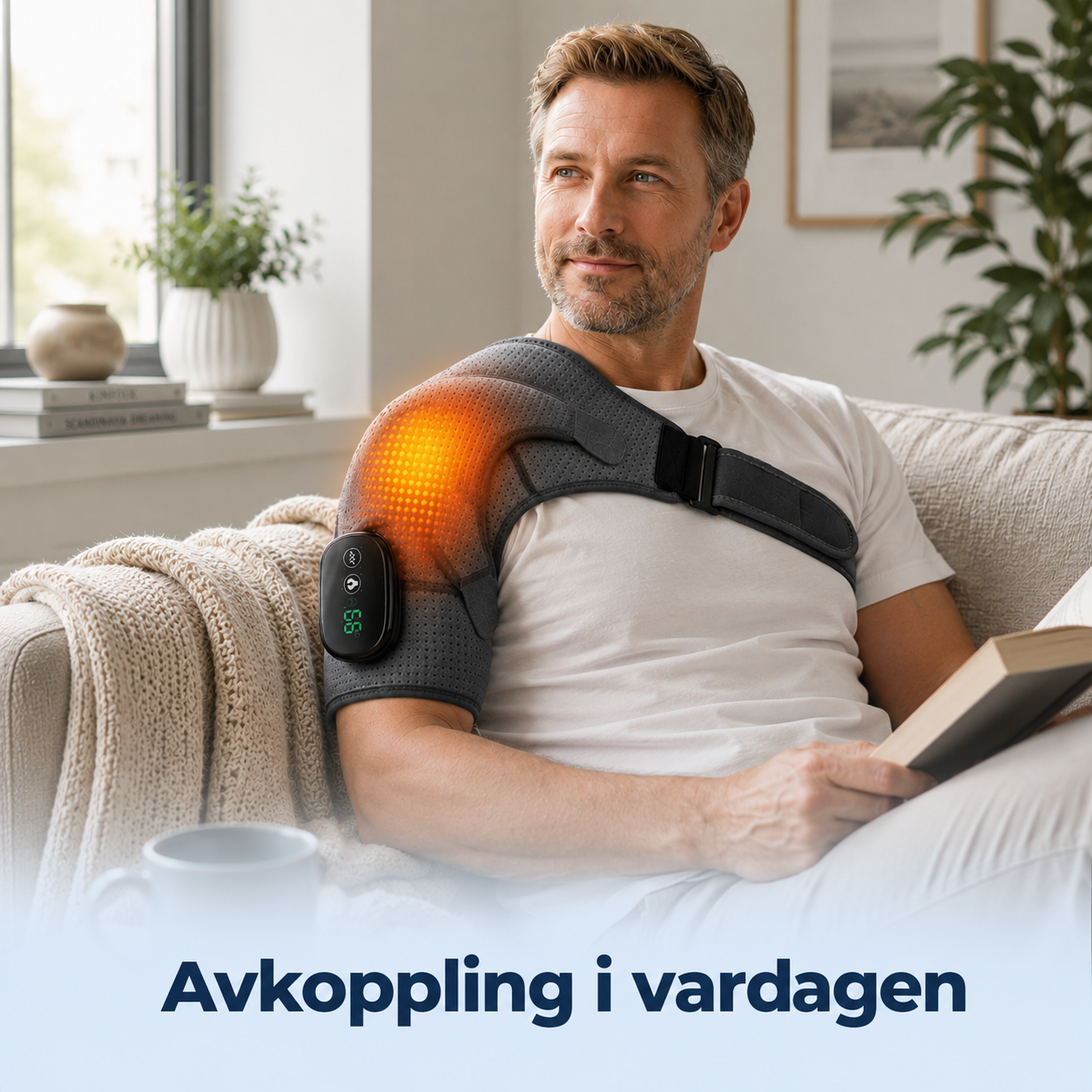 ThermaRelief™ Axelmassage – lindring och värme med ett enda knapptryck