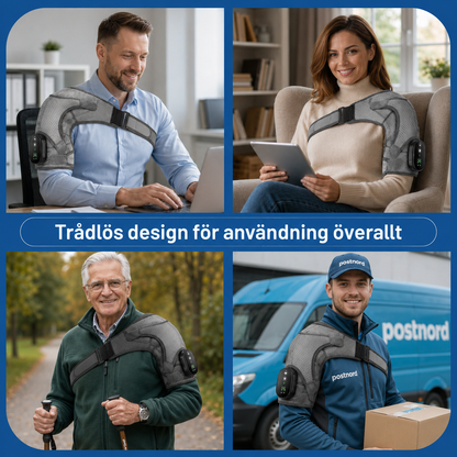 ThermaRelief™ Axelmassage – lindring och värme med ett enda knapptryck