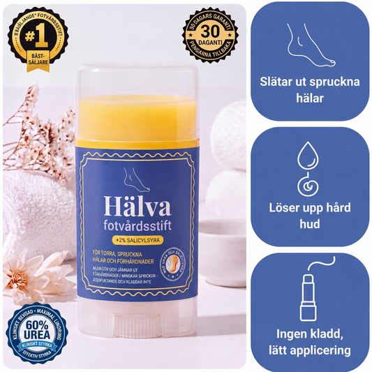 Hälva® | Reparerar Spruckna Hälar & Tar Bort Hård Hud