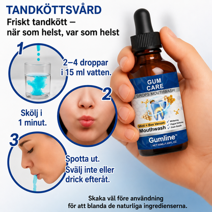 Gumline™ | Stoppa tandköttsretraktion med bivenomens uråldriga kraft — på bara 7 dagar