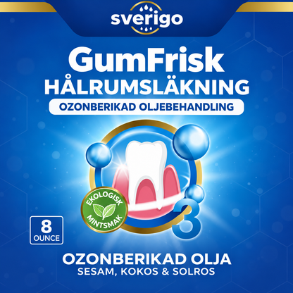 GumFrisk™ | Ozonerad munsköljningsolja för tandkött & fräschare andedräkt