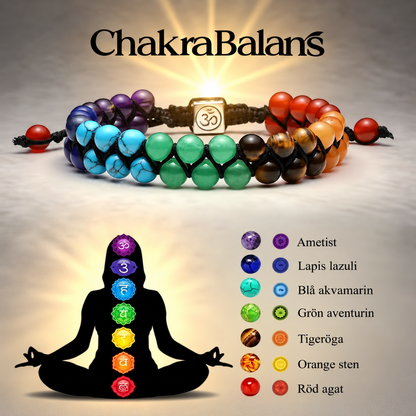 ChakraBalans™ | Skydda din energi hela dagen med 7 kraftfulla stenar
