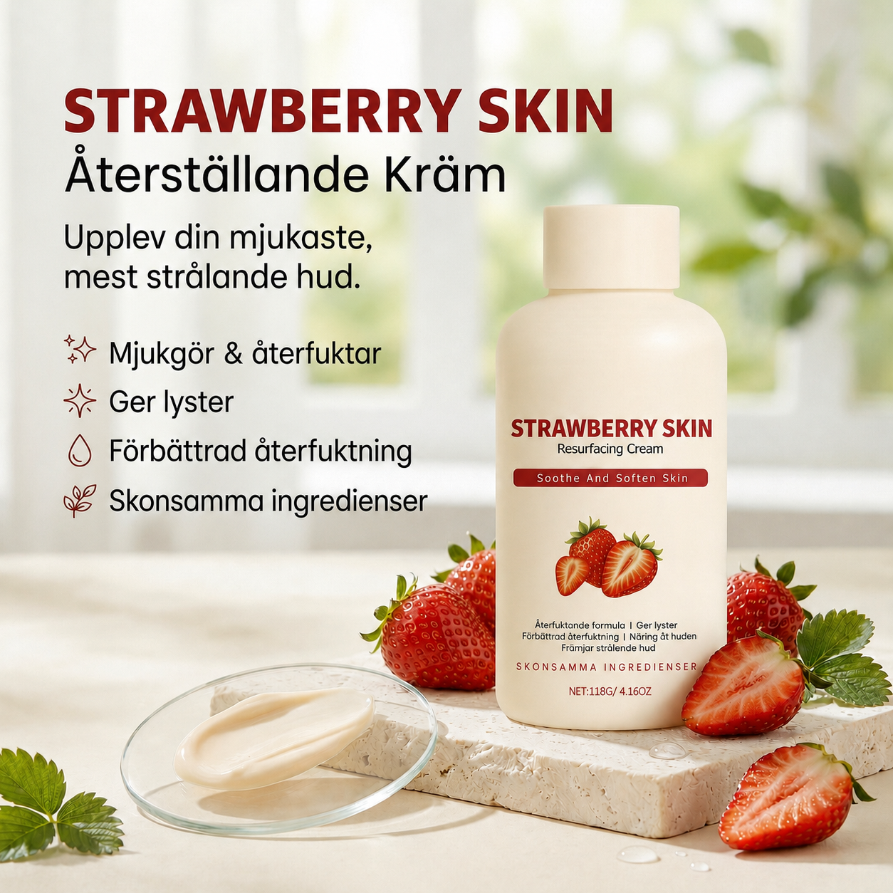 Strawberry Skin™ | Keratosis Pilaris-återfuktande kräm