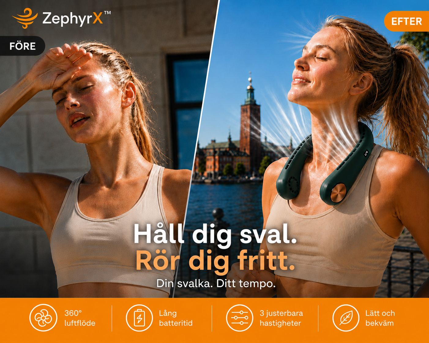 ZephyrX™ | Håll dig sval. Rör dig fritt.❄️