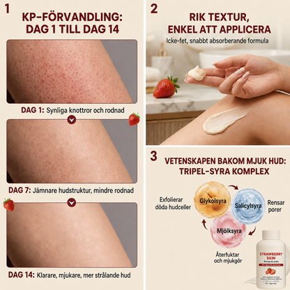 Strawberry Skin™ | Keratosis Pilaris-återfuktande kräm