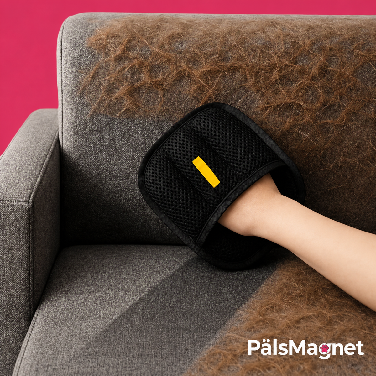 PälsMagnet™ | Återanvändbar hårborttagningshandske för djurhår