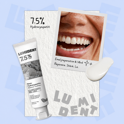 Lumident® | Reparerande Tandkräm med 7.5% Nano-Hydroxyapatit