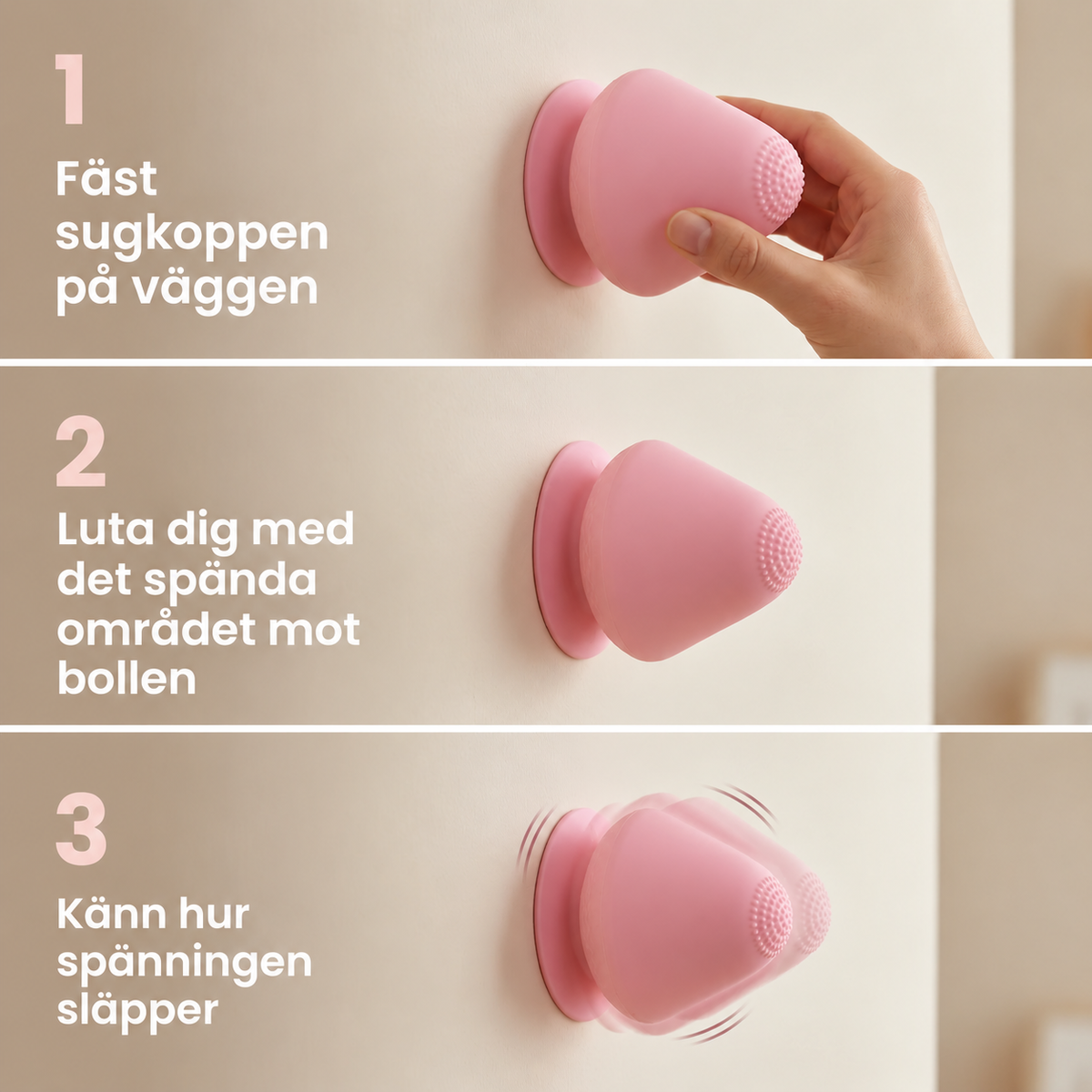 VäggLind™ | Handsfree massage för nacke, rygg & axlar