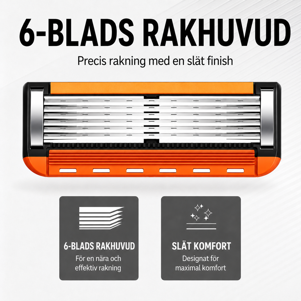 SmoothGlide™ | 24 Rakhuvuden + Gratis Handtag