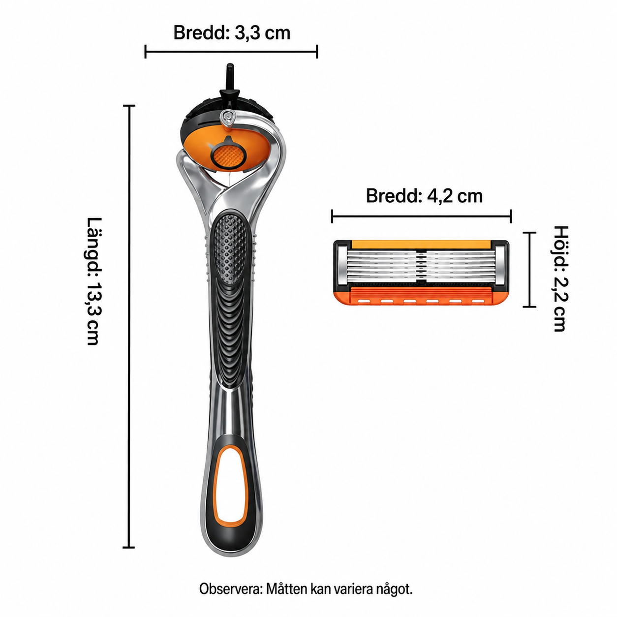SmoothGlide™ | 24 Rakhuvuden + Gratis Handtag