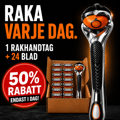 SmoothGlide™ | 24 Rakhuvuden + Gratis Handtag